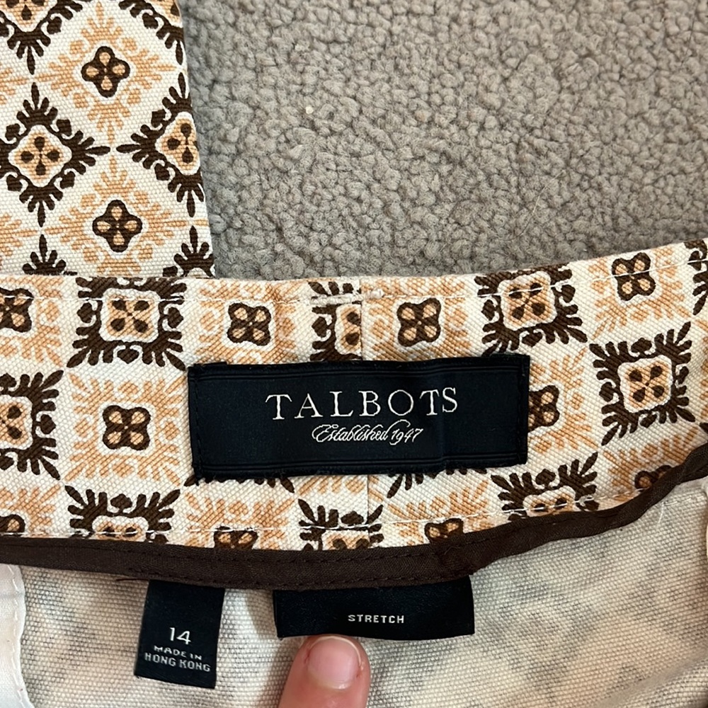 NWOT Talbots womens plus size capri pants - Picture 2 of 3
